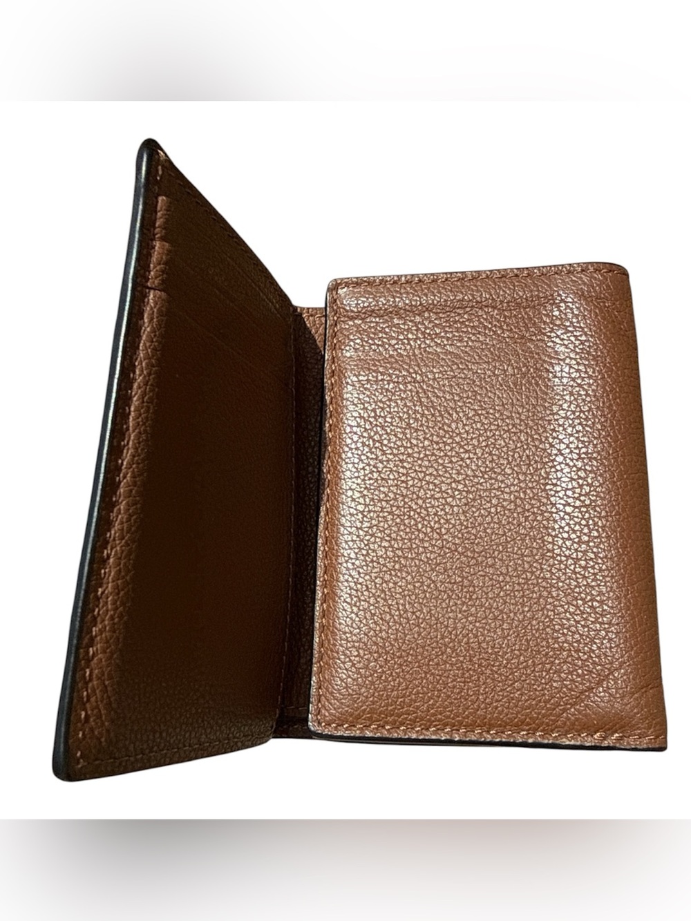 Coach 2018 Brown Pebbled Leather Card & Key Holder - Picture 3 of 6